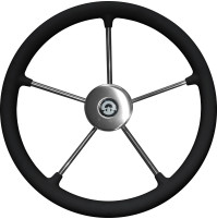 VR03 Steering Wheel -  Diameter 400mm - Black Color - 62.00497.00 - Riviera 